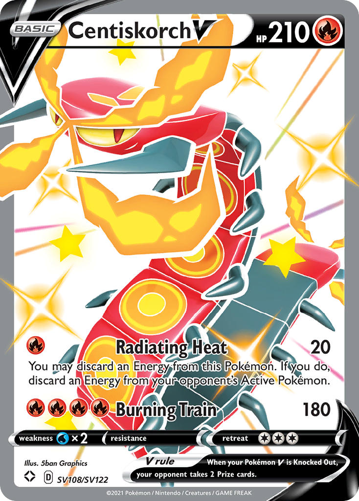 Shining Fates SV108/SV122 Centiskorch V